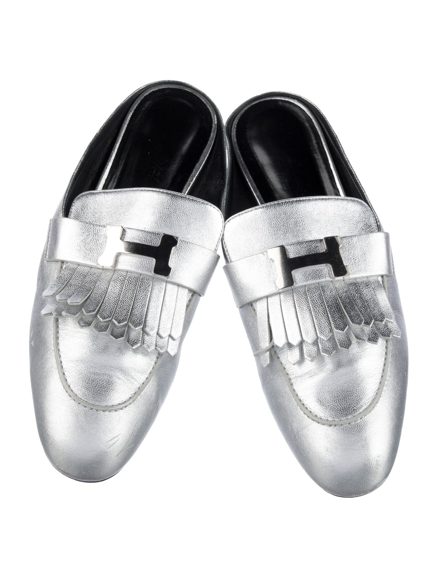 Hermès Rivoli H Logo Mules